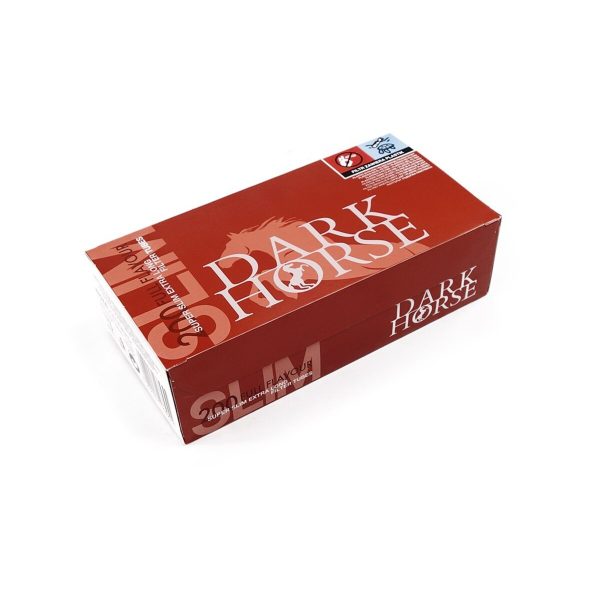 Tubes à cigarettes Dark Horse Super Slim 6,5 × 24 mm – 5 boîtes de 200 tubes