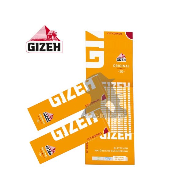 Papier à rouler Gizeh Original Regular – lot de 50 carnets