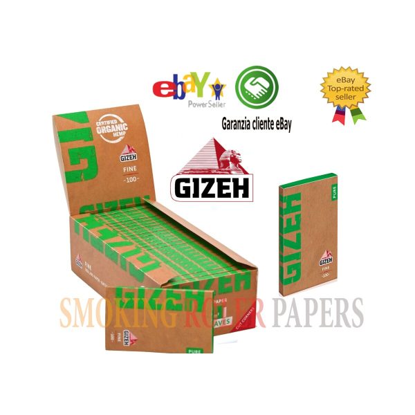 Papier à rouler Gizeh Extra Fine Pure White Regular – lot de 25 carnets