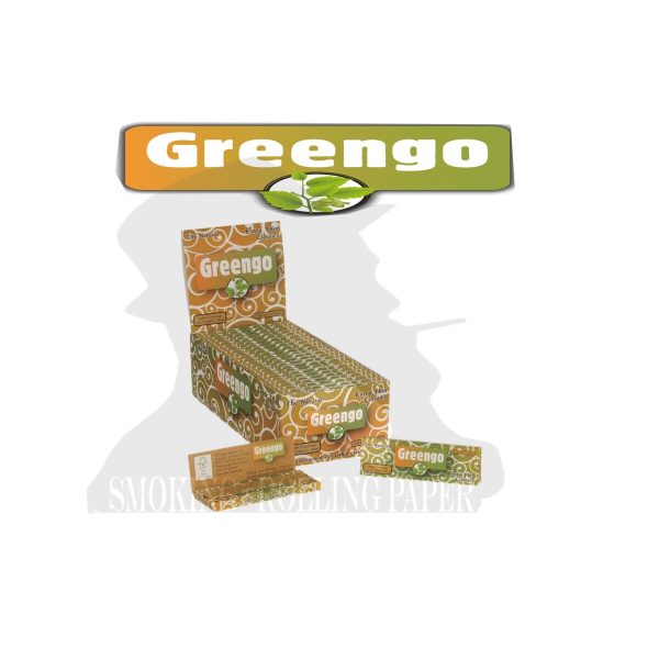 master-205 Greengo Classic Green White Regular Zigarettenpapier – Packung mit 50 Heftchen
