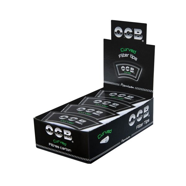 OCB Curved Slim Perforated Cone-Shaped Cardboard Filter Tips