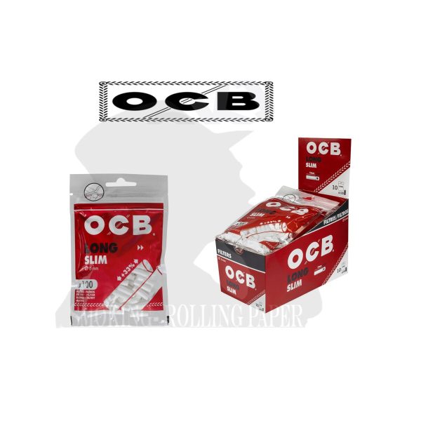 master-223 Filtres OCB Slim 6 mm longs – 10 sachets de 100 filtres