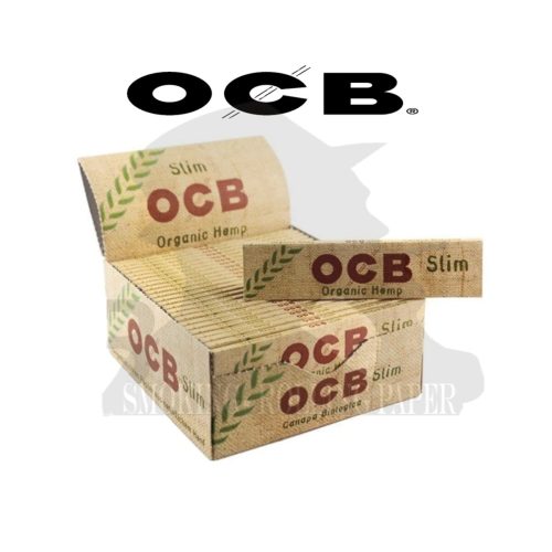 Χαρτάκια στριφτού OCB Organic King Size Slim – συσκευασία με 50 πακετάκια