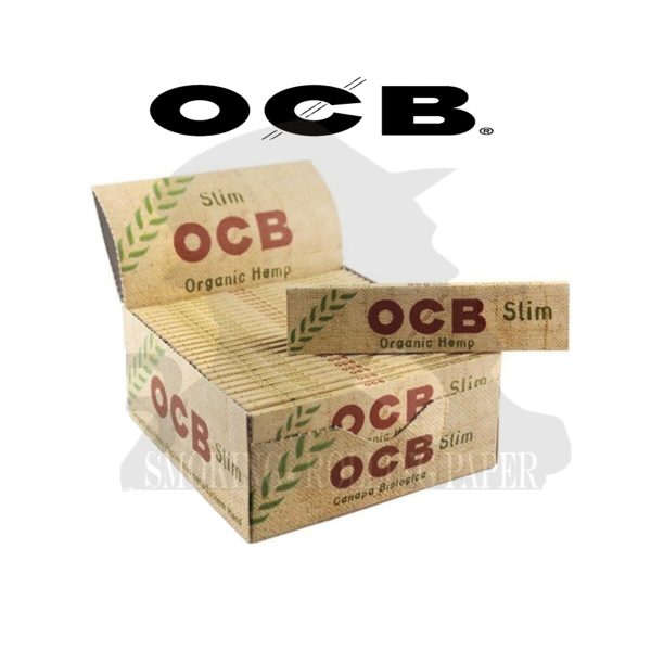 master-241 OCB Organic King Size Slim Rolling Papers – Pack of 50 Booklets