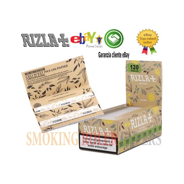 master-285 Χαρτάκια στριφτού Rizla Natura Regular – συσκευασία με 25 πακετάκια