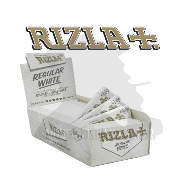 Papier à rouler Rizla White Regular – lot de 50 carnets