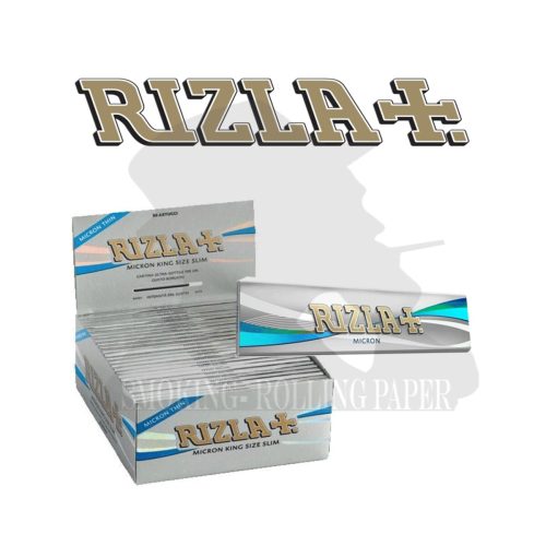 Χαρτάκια στριφτού Rizla Micron King Size Slim – συσκευασία με 50 πακετάκια