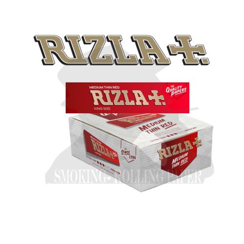 Χαρτάκια στριφτού Rizla Red King Size Slim – συσκευασία με 50 πακετάκια