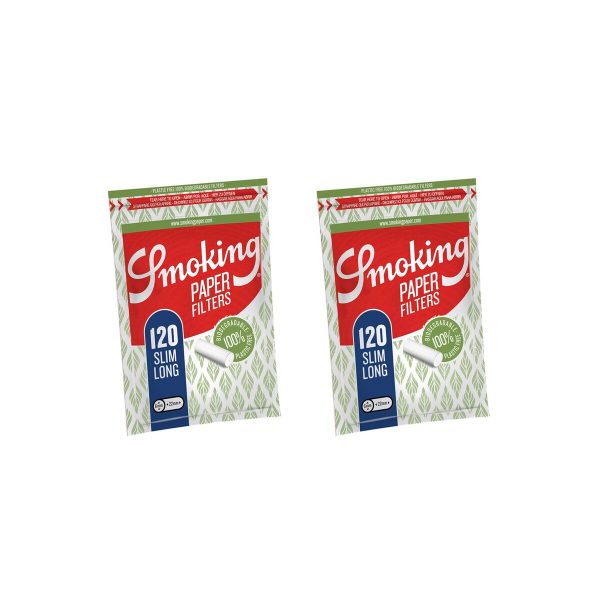 master-310 Filtres Smoking ECO Slim 6 × 22 mm – lot de 120 filtres