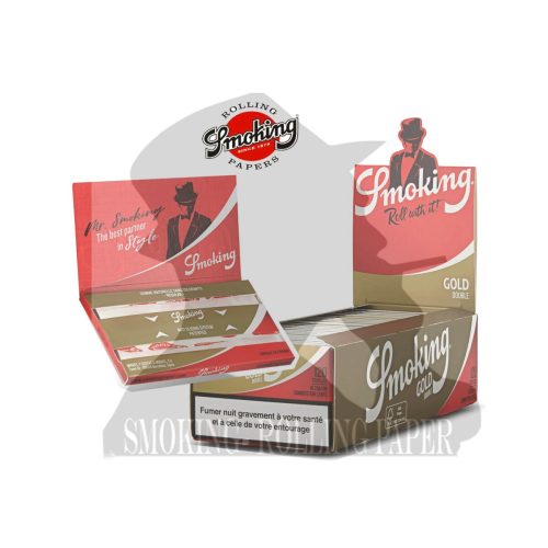 Χαρτάκια στριφτού Smoking Gold Regular – συσκευασία με 25 πακετάκια
