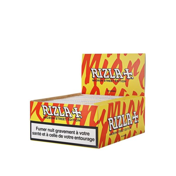 Papier à rouler Rizla Micron Street Edition King Size – lot de 50 carnets