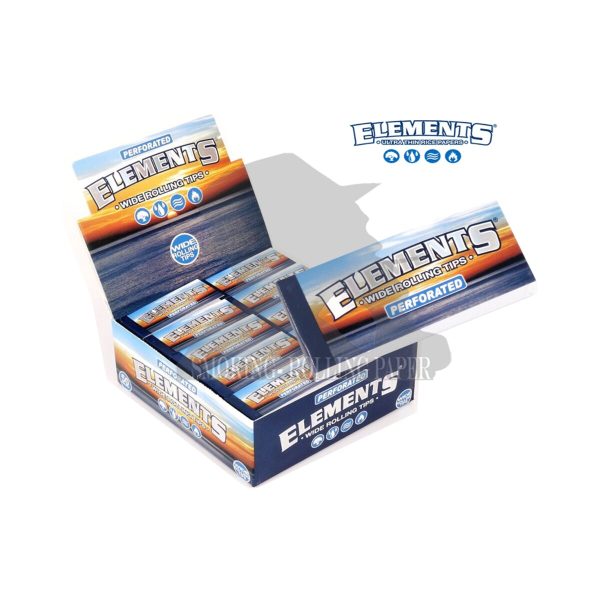 master-64 Elements Wide King Size perforierte Filtertips aus Karton – 50 Tip-Heftchen