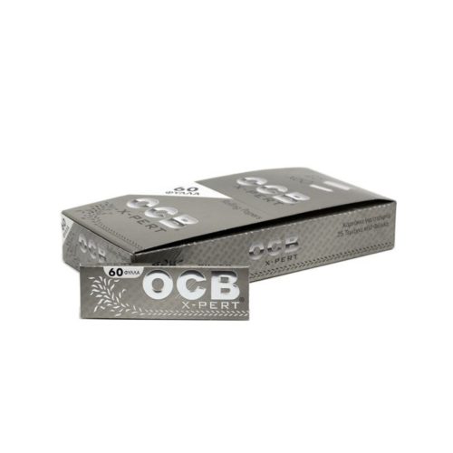 master-9 Χαρτάκια στριφτού OCB X-Pert Silver Regular – συσκευασία με 50 πακετάκια